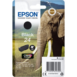 Epson Elephant Singlepack Black 24 Claria Photo HD Ink