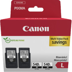 Canon PG-540L ink cartridge 2 pc(s) Original High (L) Yield Black