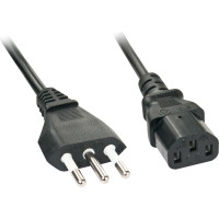 Lindy Italian IEC Mains Cable, 0.7m