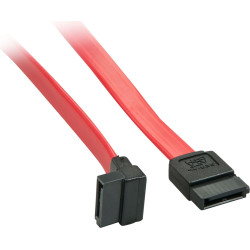 Lindy Int.SATA III Cable with 90° Plug, 0.7m