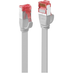 Lindy 0.3m Cat.6 U/FTP Flat Network Cable, Grey
