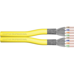 Digitus Cat.7A S/FTP, installation cable, 100 m, duplex, Dca-s1a d1 a1