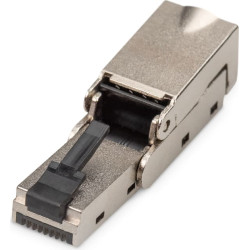 Digitus CAT 6A field connector, angled, STP with dust cap, bend protection