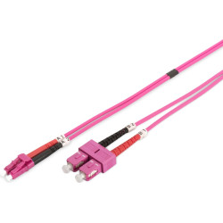 Digitus Fiber Optic Multimode Patch Cord, OM4, LC / SC