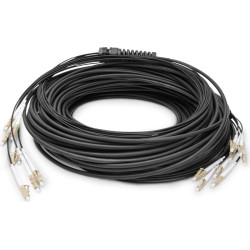 Digitus Pre-assembled Fiberglass Universal Breakout Cable, Multi Mode OM4, 8 Fibers, LC/UPC - LC/UPC
