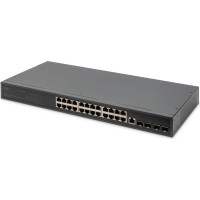 Digitus 24 Port 10/100/1000 + 4SFP+ UPLINK Switch, 19\", L2+ Features