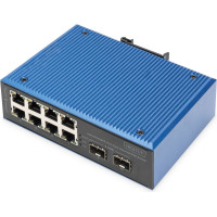 Digitus Industrial 8+2 port Fast Ethernet PoE switch
