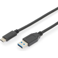 Digitus USB Type-C connection cable, Gen2, Type-C to A