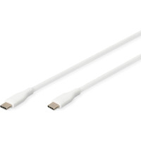 Digitus USB-C silicone connection cable, 1m, white
