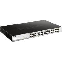 D-Link DGS-1210-24P Vadīts L2 Gigabit Ethernet (10/100/1000) Power over Ethernet (PoE) Melns