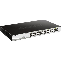 D-Link DGS-1210-24P Vadīts L2 Gigabit Ethernet (10/100/1000) Power over Ethernet (PoE) Melns
