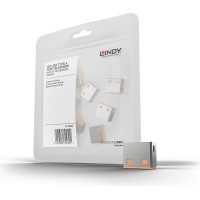 Lindy USB Portschlösser 10xOrange Erweiterungskit 40453