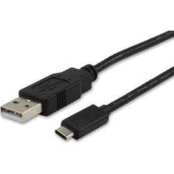 Equip USB Kabel 2.0 A -> C       St/St  1.00m 3A 480Mbps  sw Polybeutel