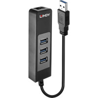 Lindy USB 3.0 Hub & Gigabit Ethernet Converter