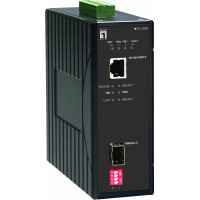 Level One LevelOne IEC-2000 tīlkla mediju pārveidotājs 1000 Mbit/s Melns