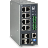 Level One LevelOne IGP-1271 tīkla pārslēgs Vadīts L3 Gigabit Ethernet (10/100/1000) Power over Ethernet (PoE) Pelēks