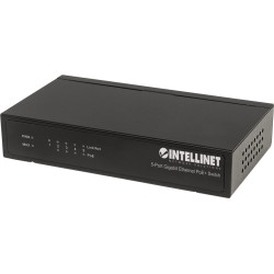 Intellinet PoE+ Switch 5-Port Gigabit Ethernet 60W Desktop