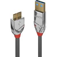 Lindy USB 3.0 Kabel Typ A/Micro-B Cromo Line M/M 0.5m