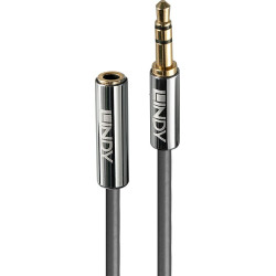 Lindy 2m 3.5mm Extension Audio Cable, Cromo Line