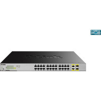 D-Link DGS-1026MP tīkla pārslēgs Nepārvaldīts Gigabit Ethernet (10/100/1000) Power over Ethernet (PoE) Melns, Pelēks