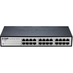 D-Link DGS-1100-24V2 Vadīts L2 Gigabit Ethernet (10/100/1000) 1U Melns, Pelēks
