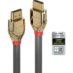 Lindy 3m Ultra High Speed HDMI Cable, Gold Line