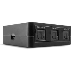 Lindy 3 Port TosLink (Optical) Digital Audio Splitter