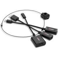 Lindy USB Type C, mDP & DisplayPort to HDMI 18G Converter Tether