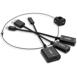 Lindy USB Type C, mDP & DisplayPort to HDMI 18G Converter Tether