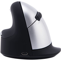 R-Go Tools R-Go Maus HE ergonomisch links Bluetooth groß schwarz/silber