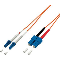 Equip LWL Patchkabel LC->SC  2.00m Multimode Duplex OM1   or Polybeutel