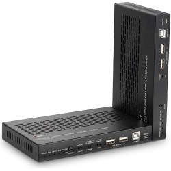 Lindy 100m Cat.6A HDMI 4K60, Audio, IR & RS-232 HDBaseT 3.0 KVM Extender