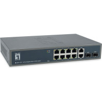 Level One LevelOne GEP-1221 tīkla pārslēgs Nepārvaldīts Gigabit Ethernet (10/100/1000) Power over Ethernet (PoE) Melns