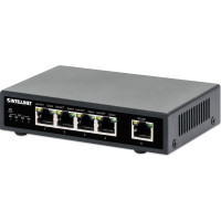 Intellinet 561839 tīkla pārslēgs Gigabit Ethernet (10/100/1000) Power over Ethernet (PoE) Melns