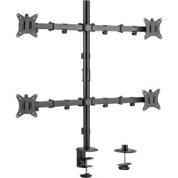 Equip 650159 monitora stiprinājums un statīvs 81,3 cm (32") Galds Melns