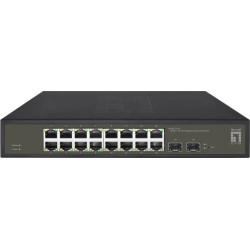 Level One LevelOne GES-2118 tīkla pārslēgs Vadīts L2 Gigabit Ethernet (10/100/1000) Melns