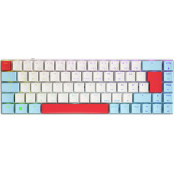 Cherry MX-LP 2.1 Compact Wireless tastatūra Speļu RF bezvadu sakari + Bluetooth QWERTZ Vācu Balts