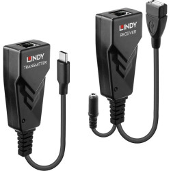 Lindy 100m USB 2.0 Typ C Cat.6 Extender