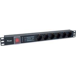 Equip 333317 energosadales vienība, PDU 6 Maiņstrāvas izvade (-s) 1U