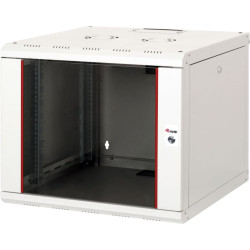 Equip Serverschrank 19"  09U 600x600mm Glastür   grau