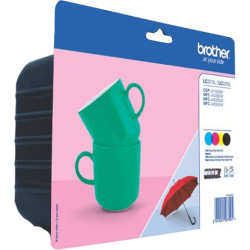 Brother LC-227XLVALBP tintes kārtridžs 4 pcs Oriģināls Melns, Tirkīzzils, Fuksīns, Dzeltens