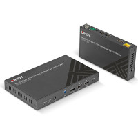 Lindy 70m Cat.6A Type C & HDMI HDBaseT 3.0 KVM Extender