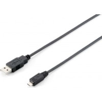 Equip 128523 USB kabelis USB 2.0 1,8 m USB A Micro-USB B Melns