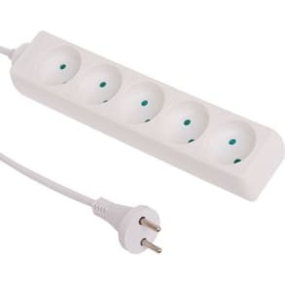 Pagarinātājs 5-vietīgs, b/z, 5.0m