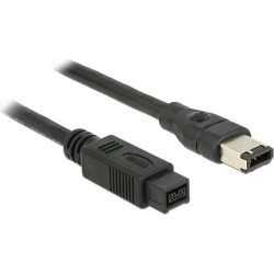 Delock Cable FireWire 9 pin male > 6 pin male 2 m