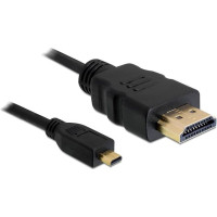Delock Cable High Speed HDMI with Ethernet A male > Micro-D male 2 m