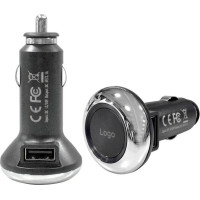 Auto lādētājs, 2x USB, 5V DC / 3100mA, LED, Roline