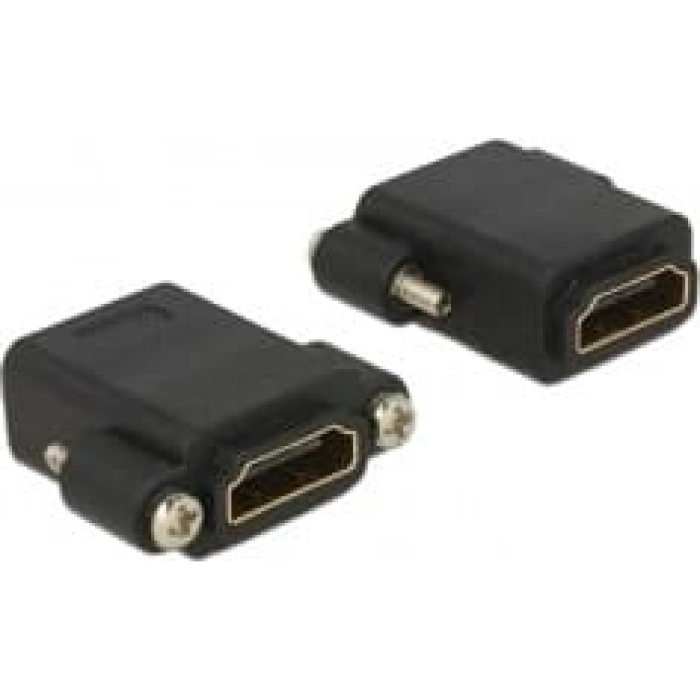 Delock Adapter High Speed HDMI female - HDMI female panel-mount