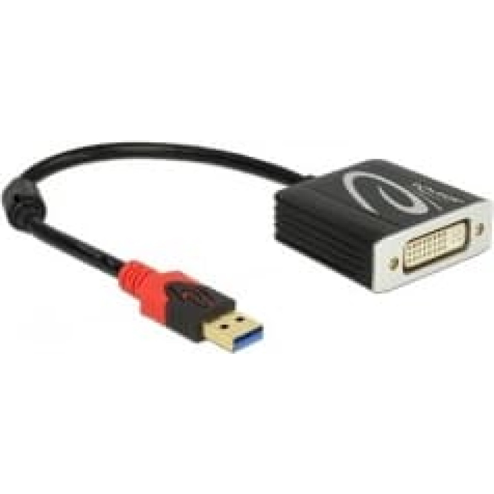Delock Adapter USB 3.0 Type-A male > DVI female