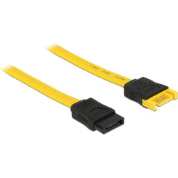 Delock SATA 6 Gb/s Extension Cable 20 cm yellow